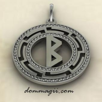 Беркана из серебра