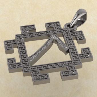 Подвеска Слаянская руна Леля из серебра