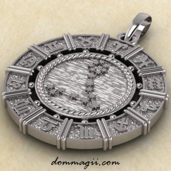 Рыбы подвеска знак зодиака 21мм