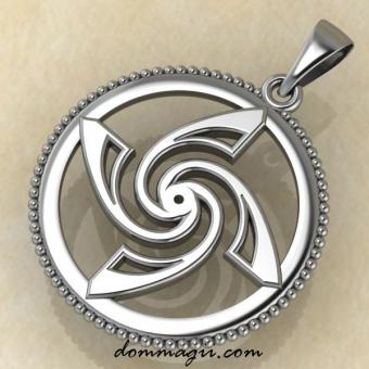 Оберег Садхана из серебра