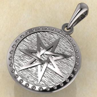 Подвеска Септаграмма серебро