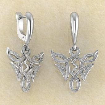 Серьги Соулу в вязи