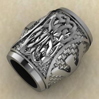 Шарм Альгиз из серебра