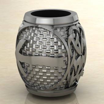 Шарм с Скандинавским амулетом руной Тейваз из серебра