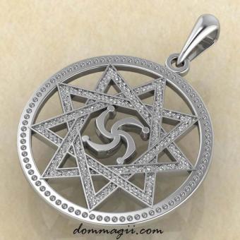 Символ Рода в Инглии из серебра от мастерской Брокка