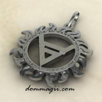 Символ Велеса в солнце