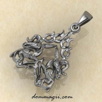 Скифские Солнечные Олени серебро