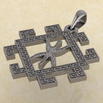 Подвеска Славянская руна Рок