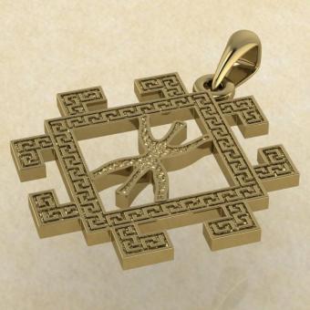 подвеска Славянская руна Рок