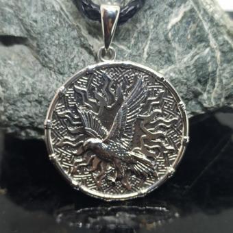 Чертог финиста из серебра с соколом