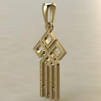 Купить подвеску «Символ бога Чур» из золота