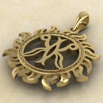 оберег Жива из золота