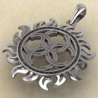 Оберег свадебник из серебра