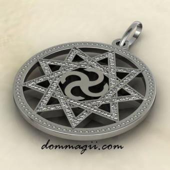 Сваор в звезде Инглии из серебра