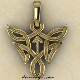 Тейваз в бесконечной вязи золото