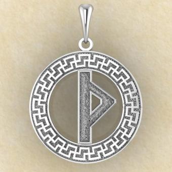 Скандинавская Руна «ТУРИСАЗ» в солярном обережном круге