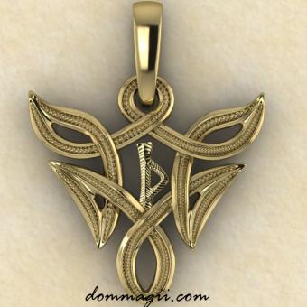 Турисаз в бесконечной вязи золото