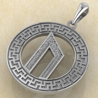 Руна «УРУЗ» в солярном обережном круге