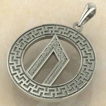 Руна «УРУЗ» в солярном обережном круге