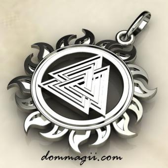 Валькнут из серебра купить