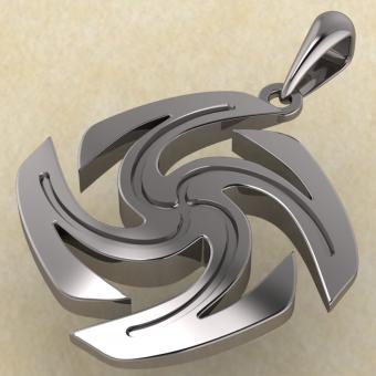 Оберег Вайга серебро