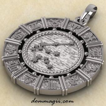 Водолей подвеска знак зодиака 21мм