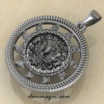 Оберег Ярило из серебра