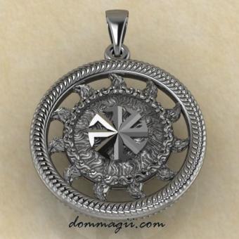 Талисман из серебра Ярило