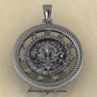 Амулет Ярило из серебра