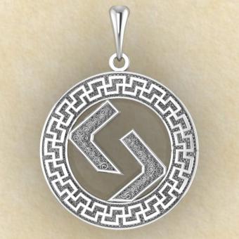 Скандинавская Руна «ЙЕРА» в солярном обережном круге