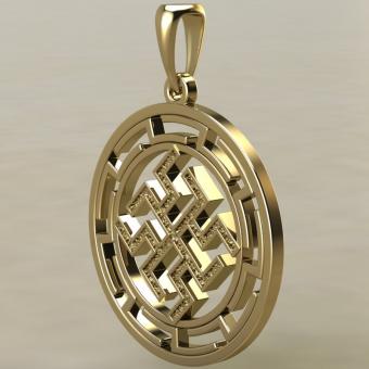 Зайчик в протуберанцах золото