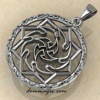 Оберег Здравник из серебра