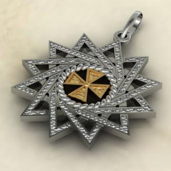 Звезда Эрцгаммы комбинированная