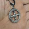 Амулет компас Викингов из серебра
