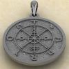 оберег Колесо фортуны таро серебро
