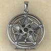 Талисман колесо фортуны из серебра