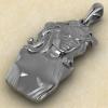 Кулон с оберегом Медуза Горгона из серебра