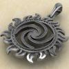 Славянский оберег Исток из серебра