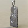 Подвеска с Славянским оберегом Медведь в лесу из серебра