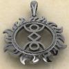 Славянский оберег Радуница из серебра