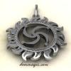 Символ Рода славянский оберег из серебра