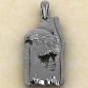 Оберег Орел в лесу из серебра