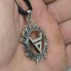 Славянский оберег символ Велеса в солнце из серебра