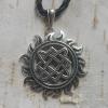 Злавянский оберег кулон Звезда Лады из серебра