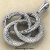 Талисман Уроборос купить из серебра от мастерской Брокка